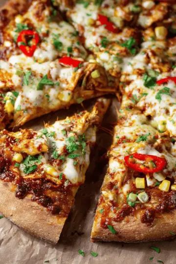 Sweet Chili Garlic Chicken Pizza