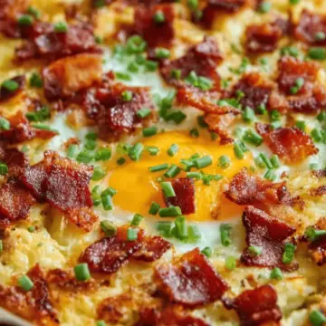 Bacon, Potato, and Egg Casserole