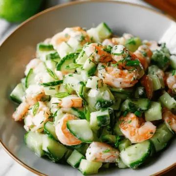 Cucumber Shrimp Salad