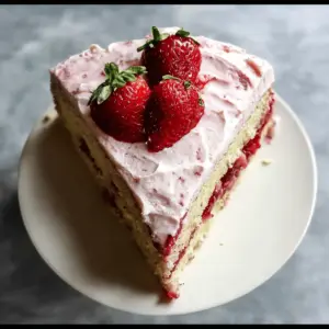 Homemade Strawberry Cake