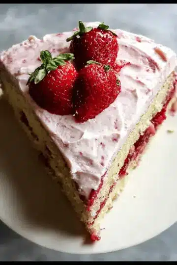 Homemade Strawberry Cake