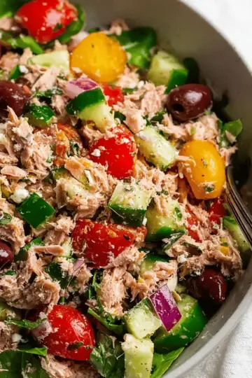 Mediterranean Inspired Tuna Salad