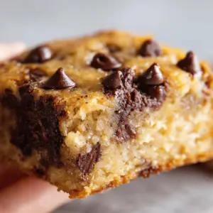Banana Chocolate Chip Bars