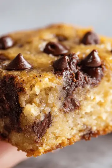 Banana Chocolate Chip Bars