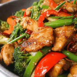 Chicken with Mixed Vegetable Stir Fry