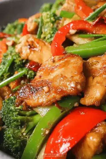 Chicken with Mixed Vegetable Stir Fry