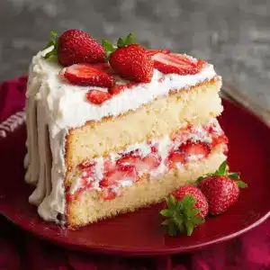 Fresh Strawberry Cake