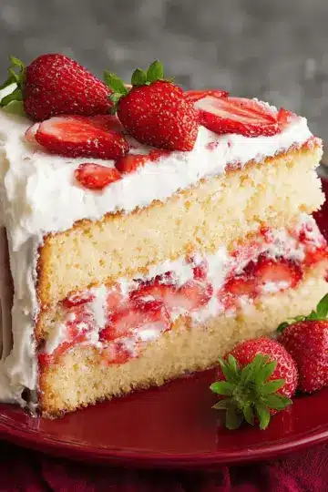 Fresh Strawberry Cake