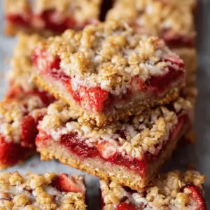 Strawberry Oatmeal Bars