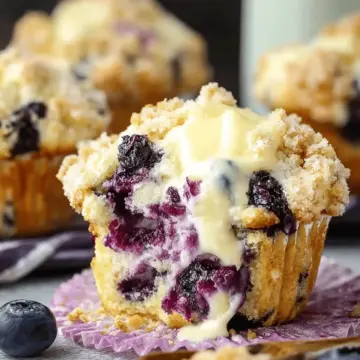 Blueberry Cream Cheese Muffins