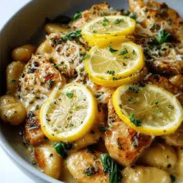 Lemon Chicken Gnocchi