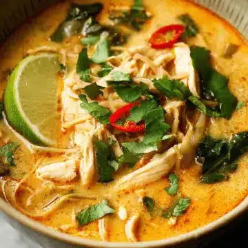 Easy Thai Chicken Curry Soup