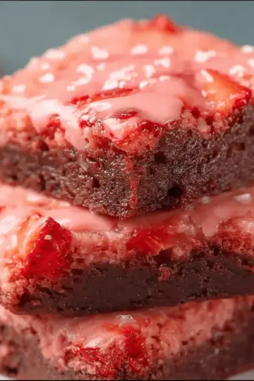 Easy Strawberry Brownies