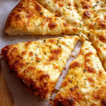 Garlic cheese pizza