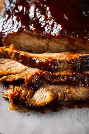 Slow Cooker Beef Brisket with BBQ Sauce
