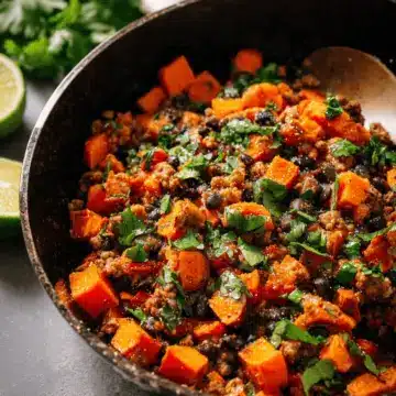 Ground Turkey Sweet Potato Skillet