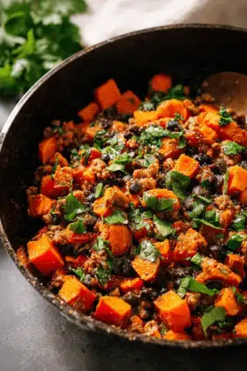 Ground Turkey Sweet Potato Skillet