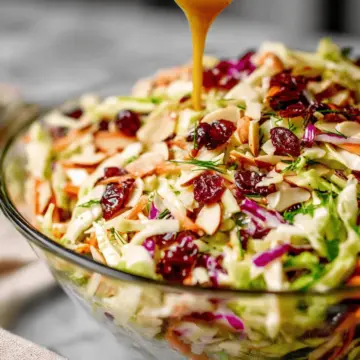 Cranberry Almond Thanksgiving Slaw Recipe