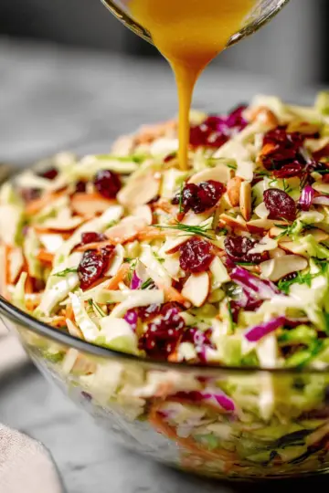 Cranberry Almond Thanksgiving Slaw Recipe