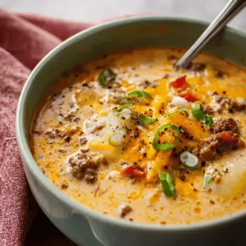 Cheeseburger Soup