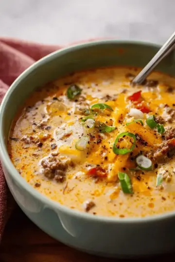 Cheeseburger Soup