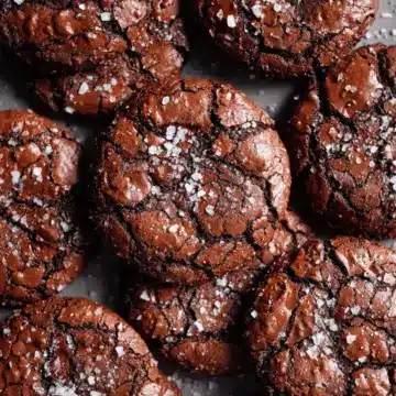 Best Ever Fudgy Salted Brownie Cookies