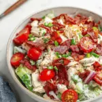 Healthy BLT Chicken Salad