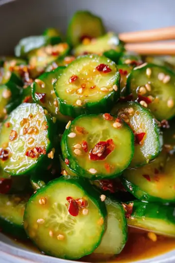 Easy Asian Cucumber Salad