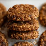 Healthy Gingerbread Oatmeal Breakfast Cookies