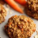 Healthy Carrot Cake Oatmeal Cookies