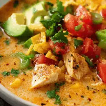 Creamy Chicken Tortilla Soup