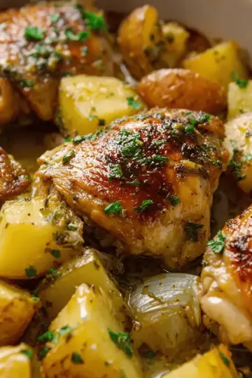 Garlic Butter Chicken and Potatoes