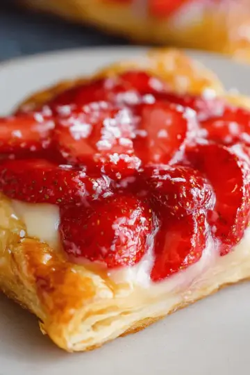 Easy Strawberry Danish