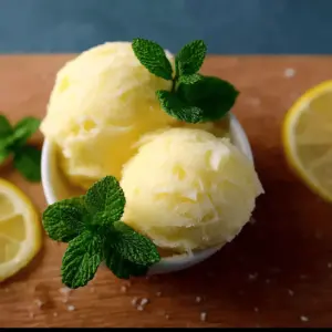 Meyer Lemon Sorbet
