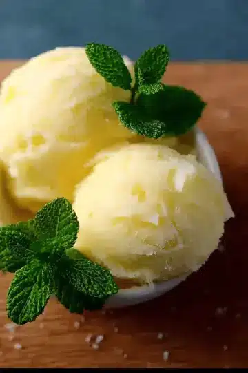 Meyer Lemon Sorbet