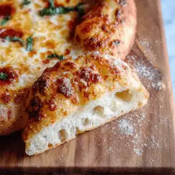 artisan pizza dough- crispy, chewy, bubbly crust