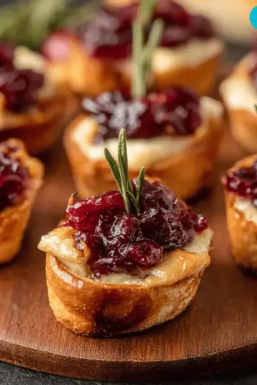 Cranberry Brie Bites