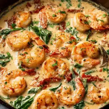 Easy Creamy Tuscan Shrimp Recipe