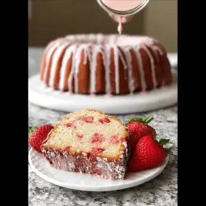 Strawberry Pound Cake