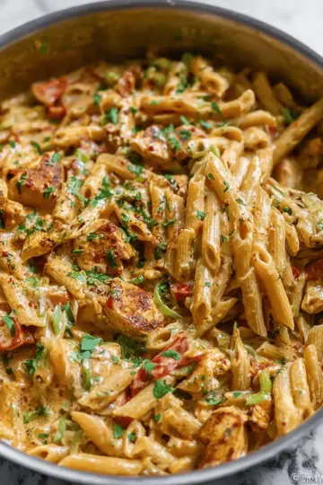 One Pot Creamy Cajun Chicken Pasta