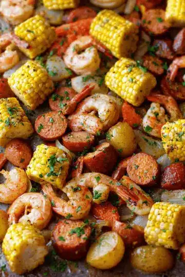 Sheet Pan Shrimp Boil