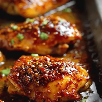 Baked Sweet & Spicy Chicken