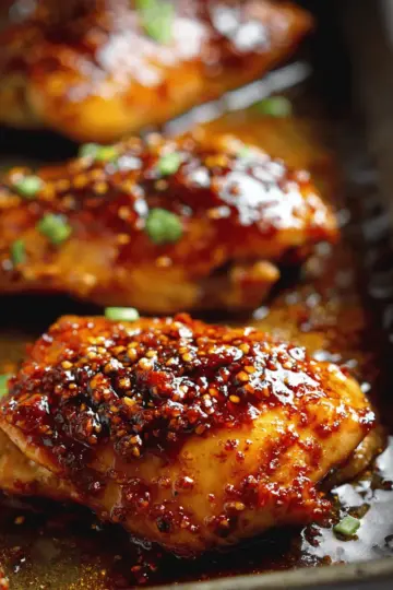 Baked Sweet & Spicy Chicken