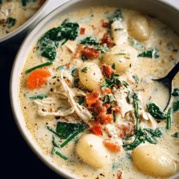 Crockpot Chicken Gnocchi Soup