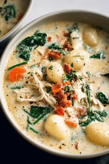 Crockpot Chicken Gnocchi Soup