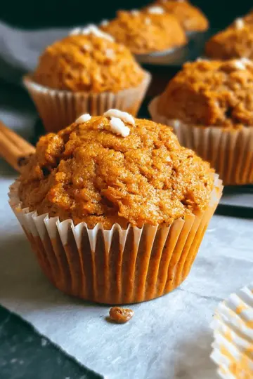 Healthy Greek Yogurt Pumpkin Muffins