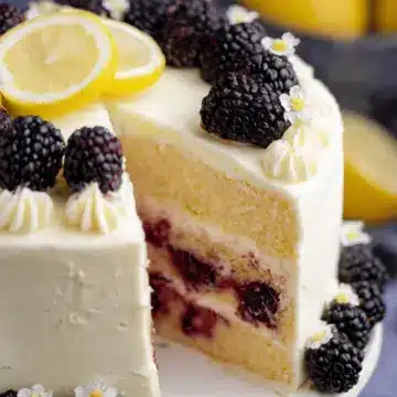 Lemon Blackberry Cake