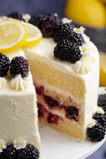Lemon Blackberry Cake