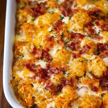 Cracked Out Chicken Tater Tot Casserole