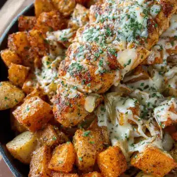 Garlic Parmesan Chicken and Potatoes